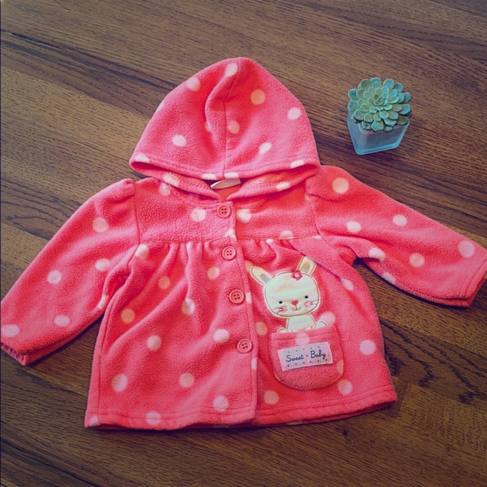 Non Bebe light fleece hoodie.